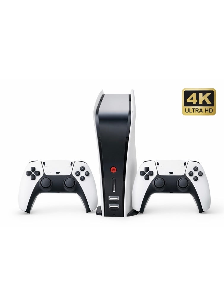 جايم جهاز ألعاب كلاسيكي 4K ألترا HD لاسلكي 2.4G مع يدين تحكم – ألعاب مدمجة – مخرج HDMI - Image 2